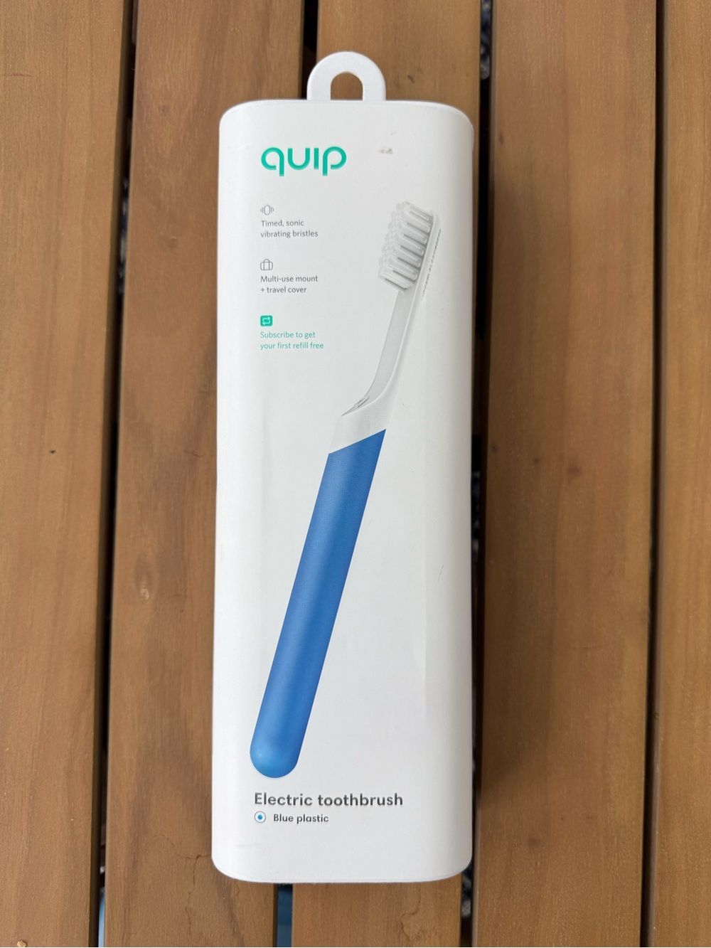 Quip Electric Toothbrush – Blue (Brand New, Sealed)
